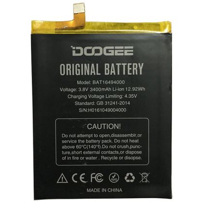 Батарея для Doogee F7 / F7 Pro (BAT16474000) 4000 mAh /Original PRC/ 12 мес. гарантии