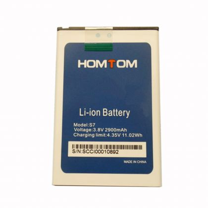 Батарея для Homtom S7 2900 mAh /Original PRC/ 12 мес. гарантии