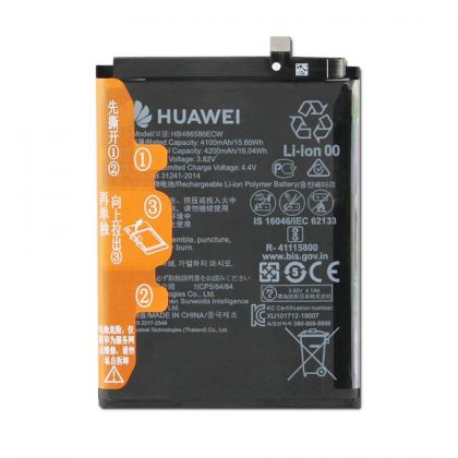 Батарея для Huawei P40 Lite (JNY-LX1) / Mate 30 / Honor V30 / Nova 6 SE / Nova 7i - HB486586ECW 4000 mAh /Original/ 12 мес. гарантии