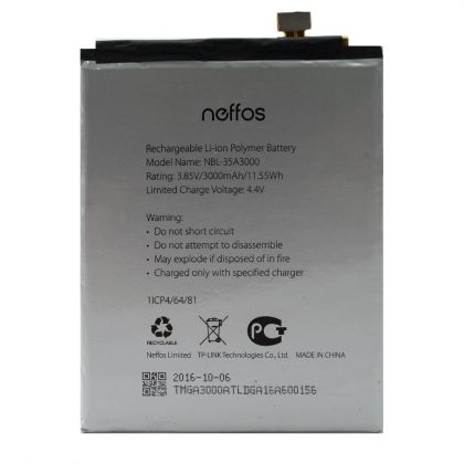 Батарея для TP-Link Neffos X1 Max / NBL-35A3000 /Original PRC/ 12 мес. гарантии