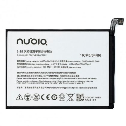 Батарея для ZTE Nubia V18 (Li3940T44P6h876442) /Original/ 12 мес. гарантии
