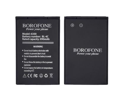 Батарея Borofone BL-4C для Nokia 6300/ 5100/ 6100/ 6260/ 7200/ 7270/ 7610/ X2-00/ C2-05