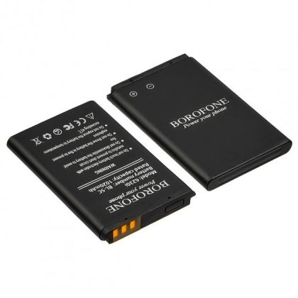 Батарея Borofone BL-5C для Nokia 2300/ 3100/ 5030/ 6230/ 6230i/ 6600/ 6630/ C1-00/ C2-00/ E50/ N70/ N71/ N72/ X2-01