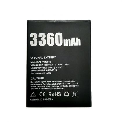 Батарея для Doogee X30 - BAT17613360 /Original PRC/ 12 мес. гарантии