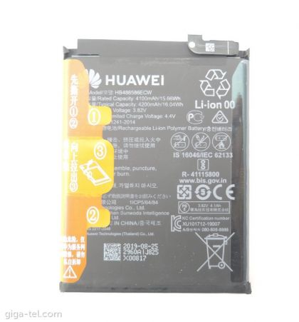 Батарея для Huawei P40 Lite (JNY-LX1) / Mate 30 / Honor V30 / Nova 6 SE / Nova 7i - HB486586ECW 4000 mAh /Original PRC/ 12 мес. гарантии