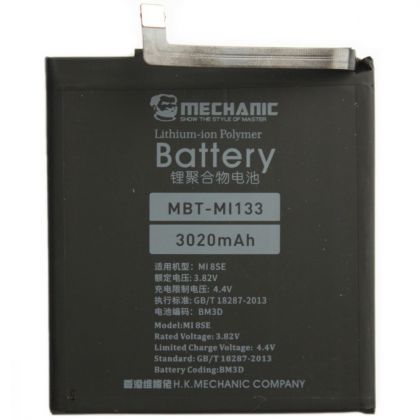 Батарея MECHANIC BM3D (3020 mAh) для Xiaomi Mi 8 SE