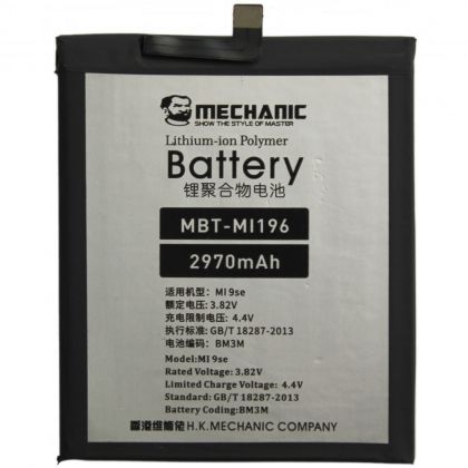 Батарея MECHANIC BM3M (3070 mAh) для Xiaomi Mi 9 SE