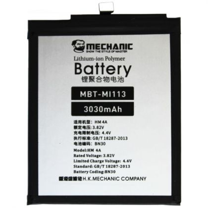 Батарея MECHANIC BN30 (3030 mAh) для Xiaomi Redmi 4A
