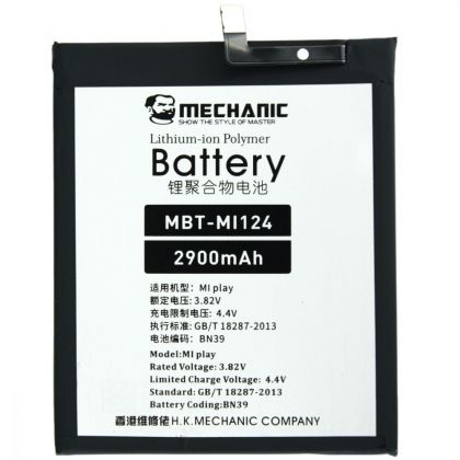 Батарея MECHANIC BN39 (2900 mAh) для Xiaomi Mi Play