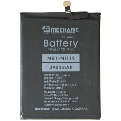 Батарея MECHANIC BN44 (3900 mAh) для Xiaomi Redmi 5 Plus