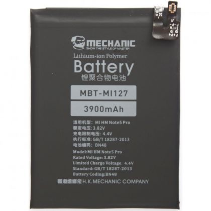 Батарея MECHANIC BN48 (4000 mAh) для Xiaomi Redmi Note 6 Pro