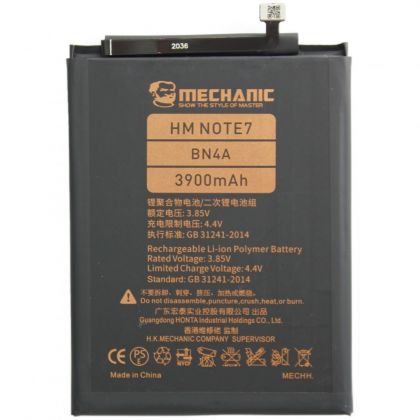 Батарея MECHANIC BN4A (4000 mAh) для Xiaomi Redmi Note 7 / Note 7 Pro