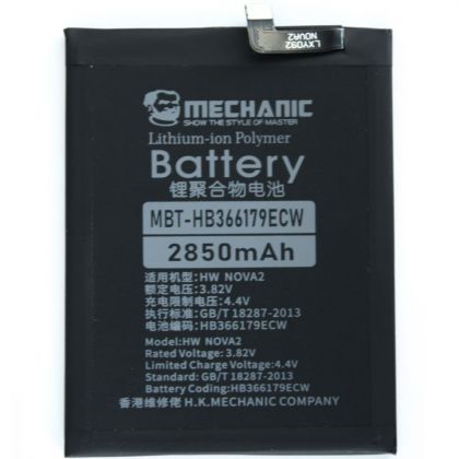 Батарея MECHANIC HB366179ECW (2950 mAh) Huawei Nova 2 (2017)