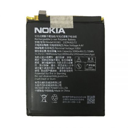 Батарея для Nokia 7.1 HE361 TA-1095, 5.1 Plus TA-1105, 6.1 Plus TA-1116 3060 mAh /Original PRC/ 12 мес. гарантии
