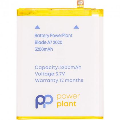 Батарея PowerPlant ZTE Blade A7 2020 Li3839T43P8H826348