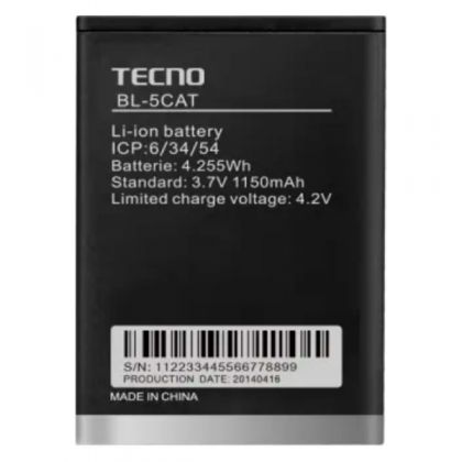 Батарея для Tecno T301 / T302 / T312 / T349 / T401 / T371 / BL-5CAT /Original PRC/ 12 мес. гарантии