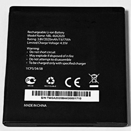Батарея для Tp-Link Neffos Y5L / NBL-46A2020 2020 mAh /Original PRC/ 12 мес. гарантии