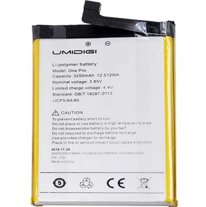 Батарея для Umi Umidigi One Pro (3550 mAh) /Original PRC/ 12 мес. гарантии