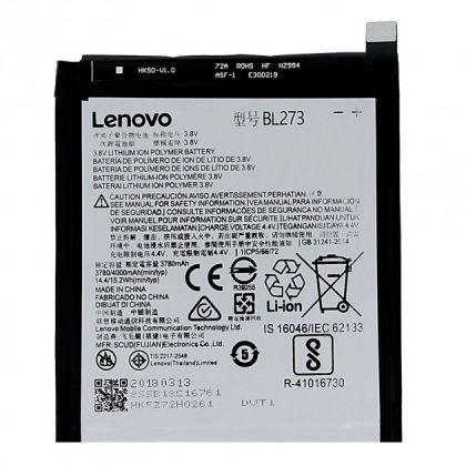 Батарея для Lenovo K6 Note / K8 Plus / BL273 /Original/ 12 мес. гарантии