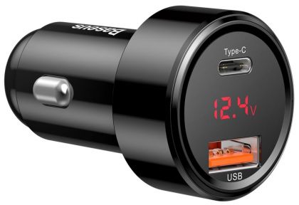 Автомобильное ЗУ Baseus CCMLC20C-01 6A Black