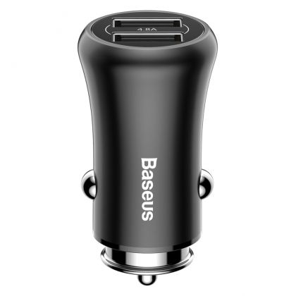 Автомобильное ЗУ Baseus Gentleman 4.8A 2USB CCALL-GB01 Black