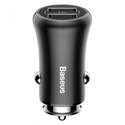Автомобильное ЗУ Baseus Gentleman 4.8A 2USB CCALL-GB01 Black