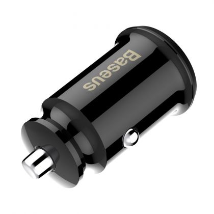 Автомобильное ЗУ Baseus Grain Dual CCALL-ML-01 3,1A Black