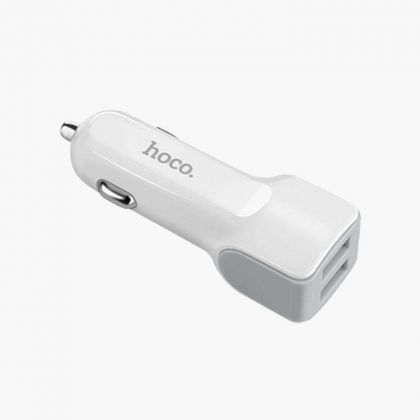 Автомобильное ЗУ Hoco Z23 2USB White