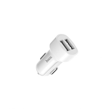 Автомобильное ЗУ Hoco Z2A (2USB/ 2.4A) + Cable Micro USB White