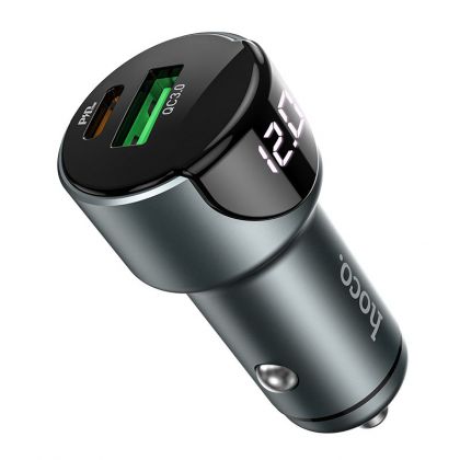 Автомобильное ЗУ Hoco Z42 PD20W+QC 3.0 Black
