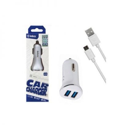Автомобильное ЗУ Inkax CC-13 1A 2USB / micro-USB