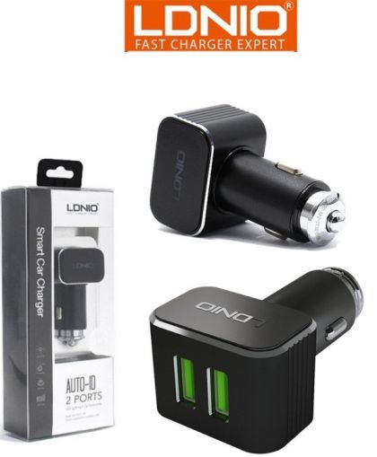 Автомобильное ЗУ LDNIO C306 3.6A 2USB / micro-USB