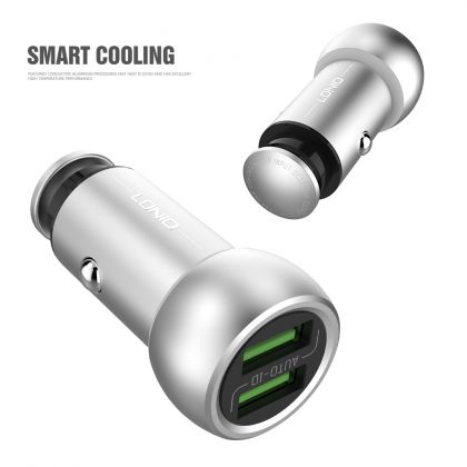 Автомобильное ЗУ LDNIO C401 3.6A 2USB / micro-USB