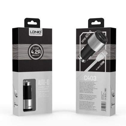 Автомобильное ЗУ LDNIO C403 / micro-USB
