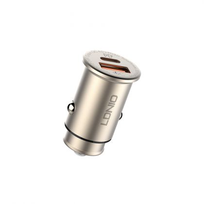 Автомобильное ЗУ LDNIO C506Q / micro-USB Стальной