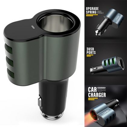 Автомобильное ЗУ LDNIO CM11 5.1A 3USB Black