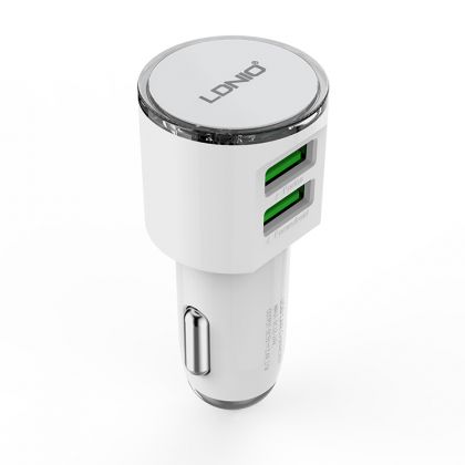 Автомобильное ЗУ LDNIO DL-C219 2.1A 2USB / micro-USB
