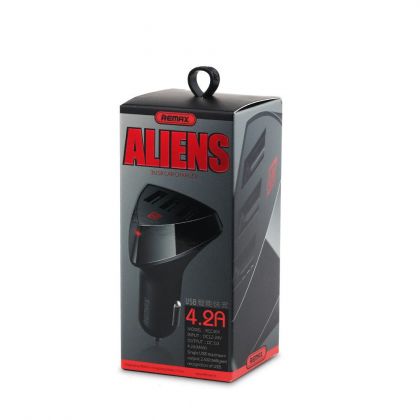 Автомобильное ЗУ Remax RC-C304 3 USB 4.2A Black