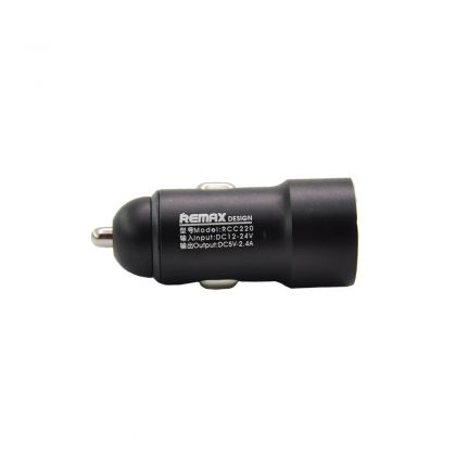 Автомобильное ЗУ Remax RCC-220 Rechan 2.4A 2USB black