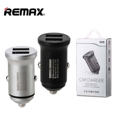 Автомобильное ЗУ Remax RCC-222 Alloy III 4.8A 2USB black