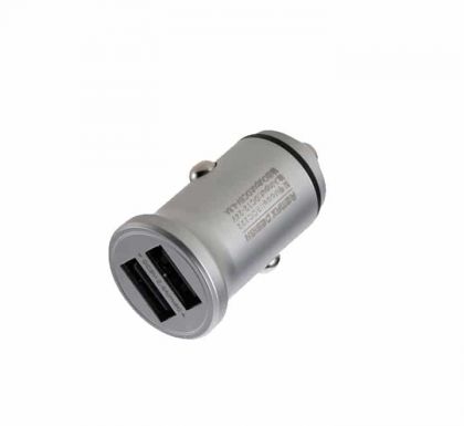 Автомобильное ЗУ Remax RCC-222 Alloy III 4.8A 2USB silver