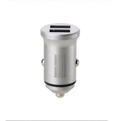 Автомобильное ЗУ Remax RCC-222 Alloy III 4.8A 2USB silver