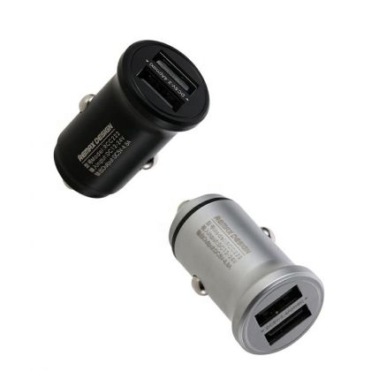 Автомобильное ЗУ Remax RCC-222 Alloy III 4.8A 2USB silver