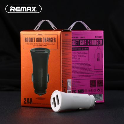 Автомобильное ЗУ Remax RCC 217 2 USB 2.4A Black