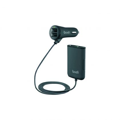 Автомобильное ЗУ Budi M8J068 7.2A 4USB / Lightning