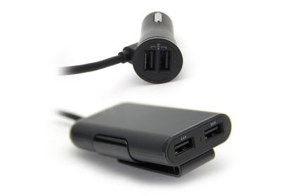 Автомобильное ЗУ Budi M8J068 7.2A 4USB / Lightning