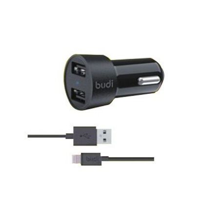 Автомобильное ЗУ Budi M8J622L 4.8A 2USB / Lightning