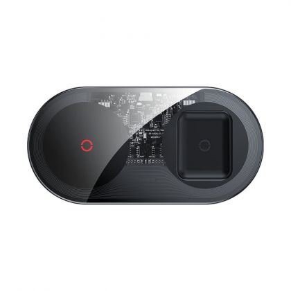 Беспроводное ЗУ Baseus Simple 2in1 Turbo Edition TZWXJK-B 5A Black
