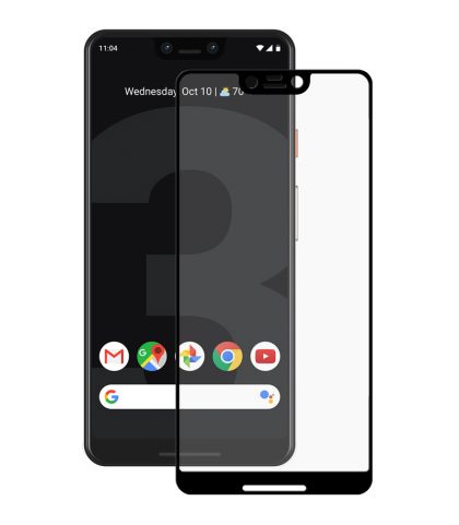 Защитное стекло Full screen PowerPlant для Google Pixel 3 XL, Black