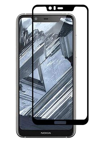 Защитное стекло Full screen PowerPlant для Nokia 5.1 Plus, Black